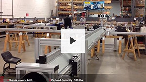 large scale cartesian gantry video