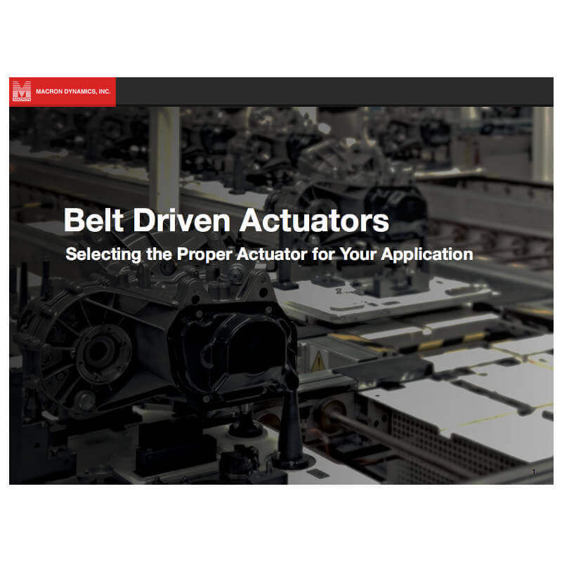 Choosing the Right Actuator eBook